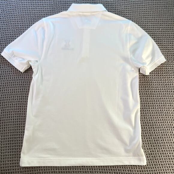 Cutter & Buck Men's Illinois White Short Sleeve Block "I" Polo, size Med - Picture 4 of 6